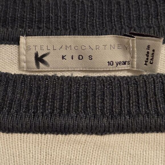 STELLA MCCARTNEY PULLOVER MONSTER KNIT SWEATER SIZE 10YEARS - Picture 4 of 8